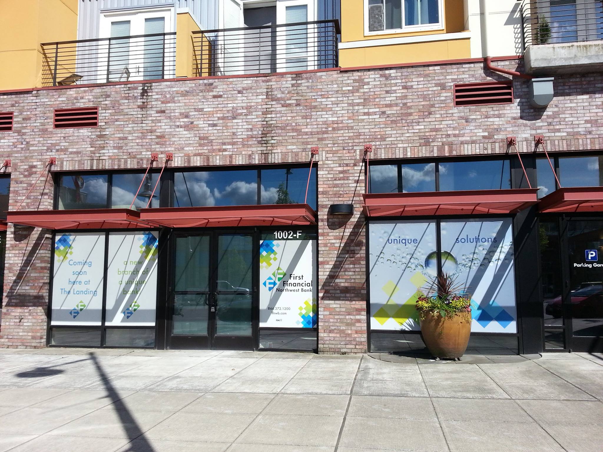 vinyl decals on doors and windows