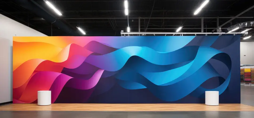 custom trade show backdrop