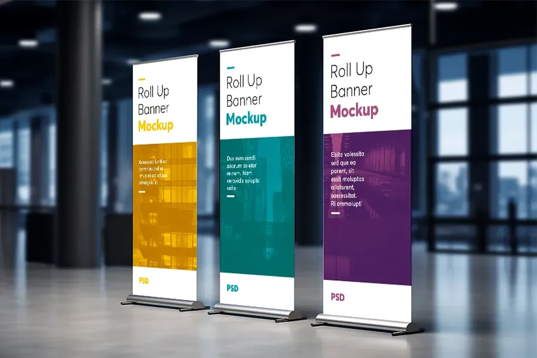 custom promotional portable banners