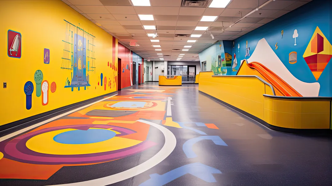 custom vinyl indoor wall mural