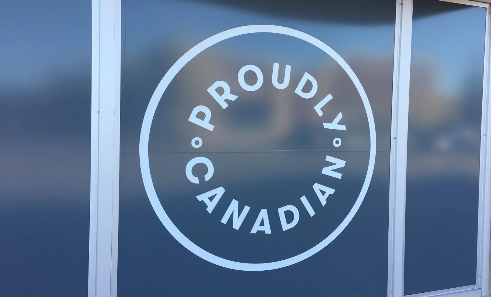custom proudly canadian vinyl decal